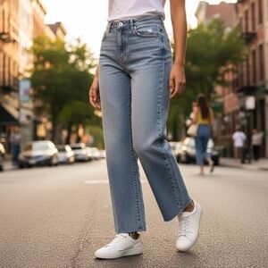 Fashion Nova Make You Mine Non-Stretch Jeans - Light Wash